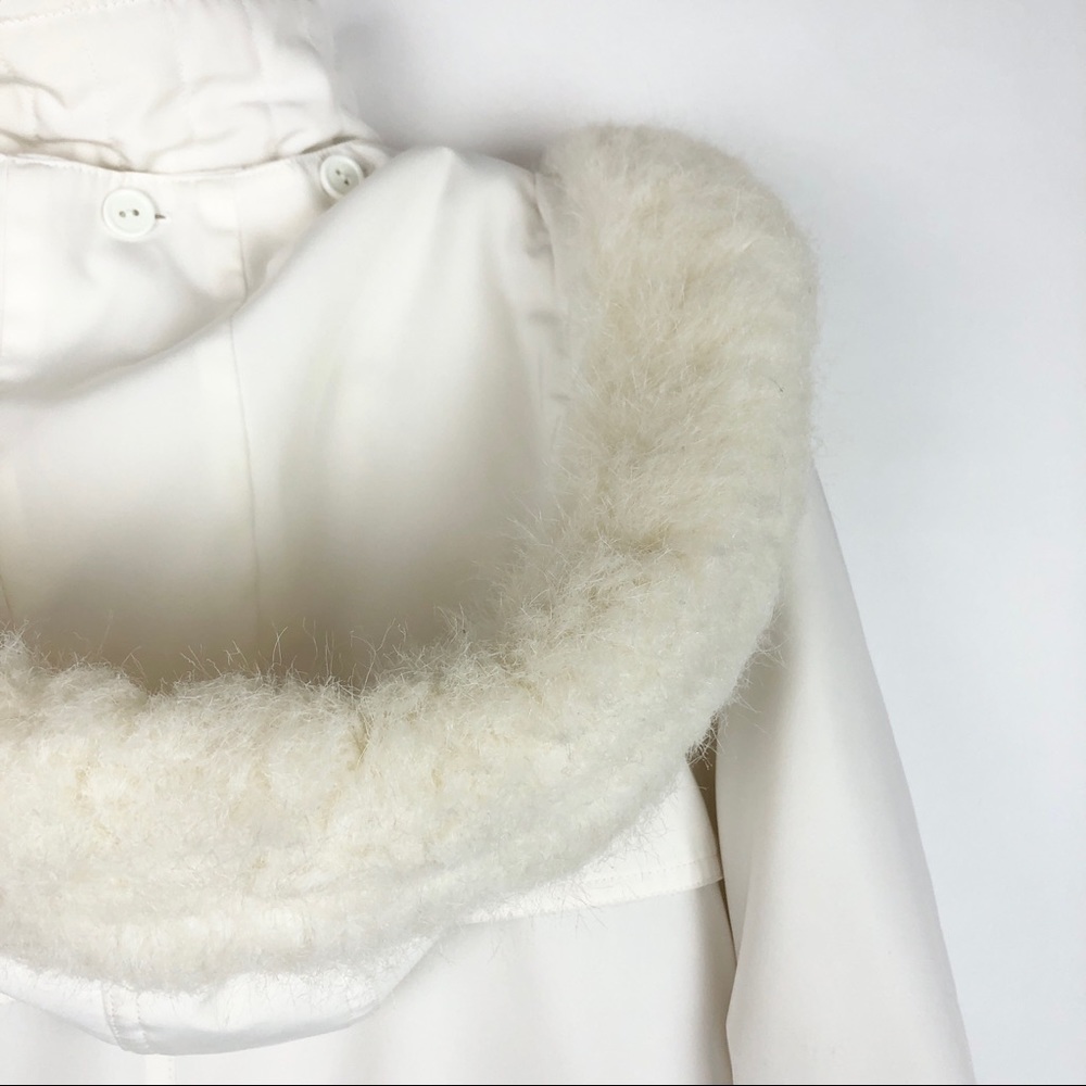 Weather Tamer White Winter Jacket w/ Removable Hood - Picture 11 of 16